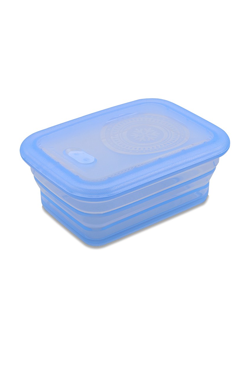 Silicone Food Storage Container, 860ml, Clear