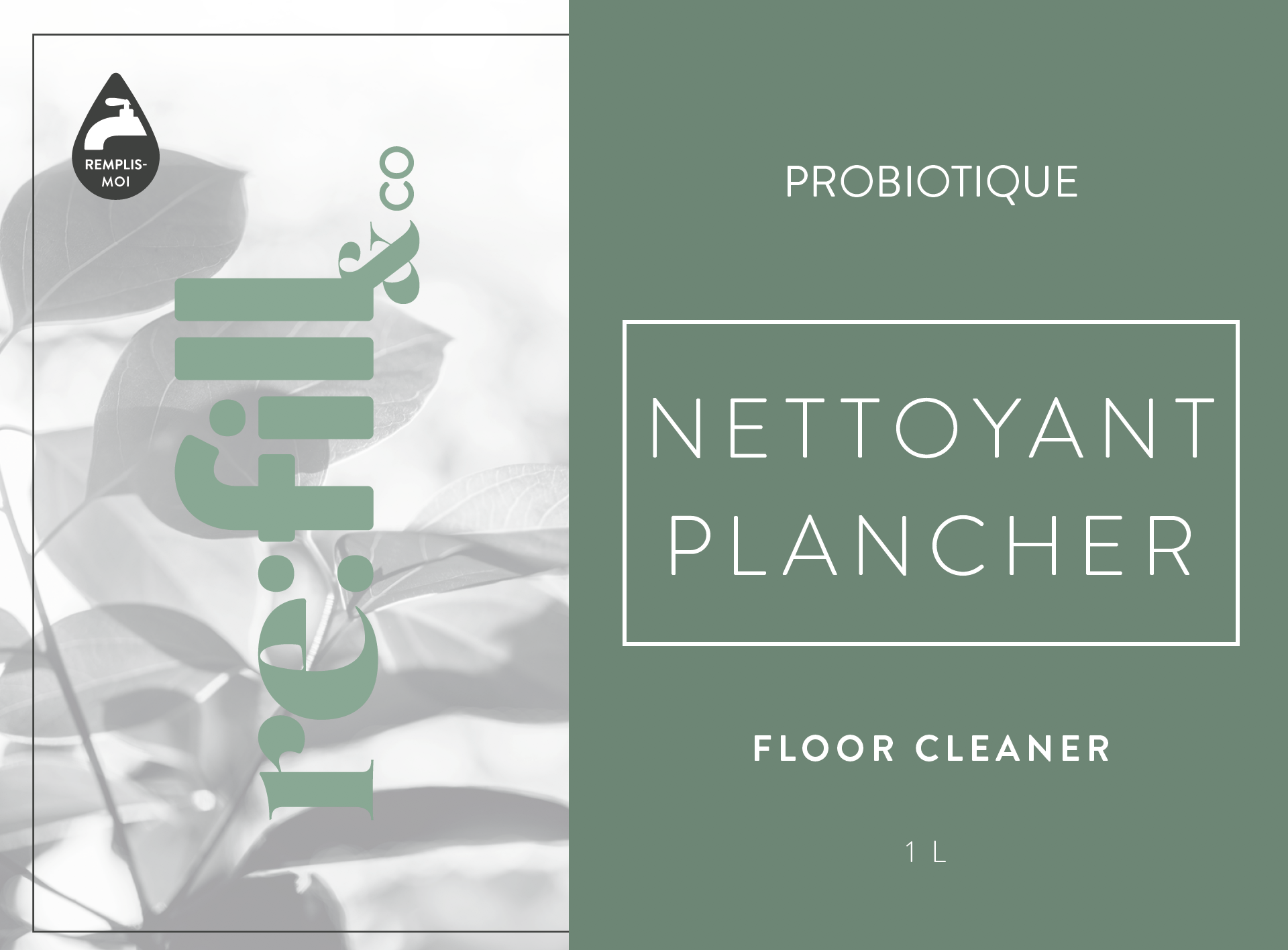 NETTOYANT À PLANCHER - Refill &co